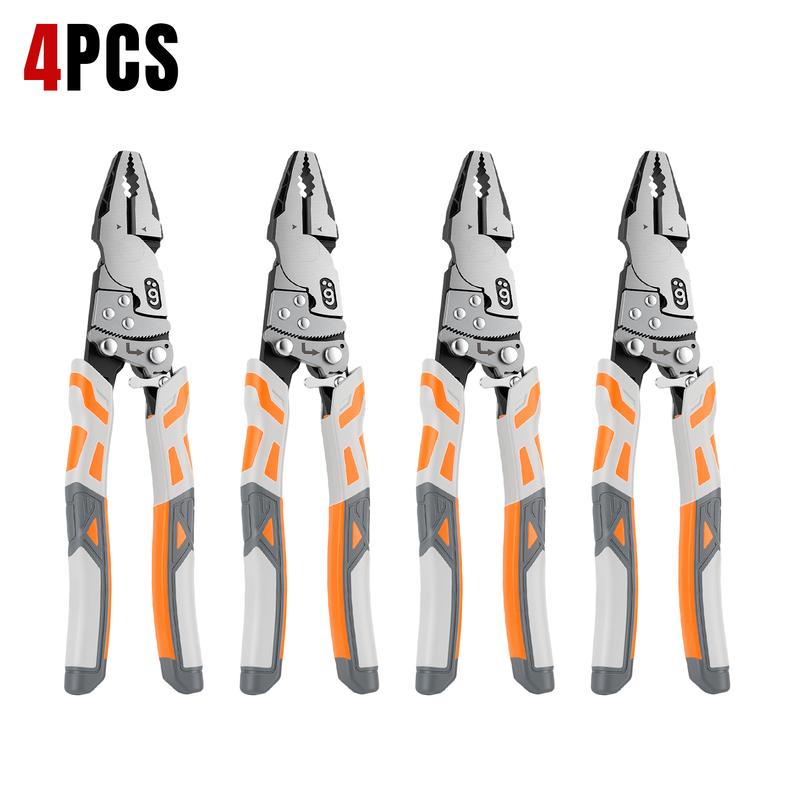 Self-Locking Ratchet Pliers, Heavy Duty Wire Cutting