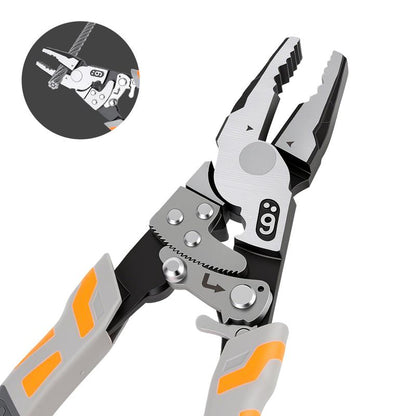 Self-Locking Ratchet Pliers, Heavy Duty Wire Cutting