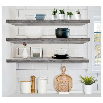 Floating Shelves for Wall, 3 Pack Long Wall Decor