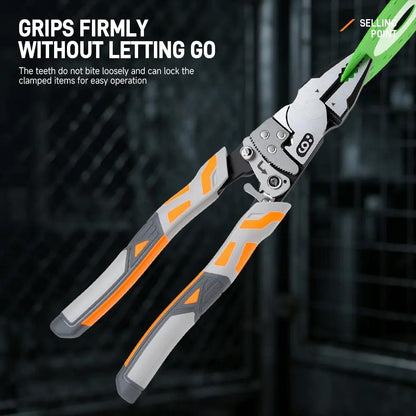 Self-Locking Ratchet Pliers, Heavy Duty Wire Cutting