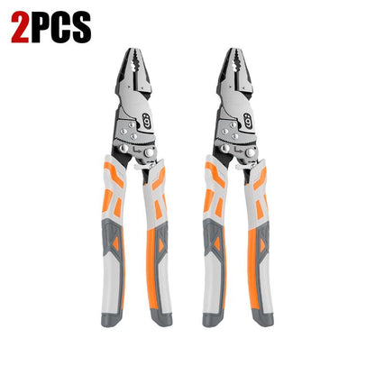 Self-Locking Ratchet Pliers, Heavy Duty Wire Cutting