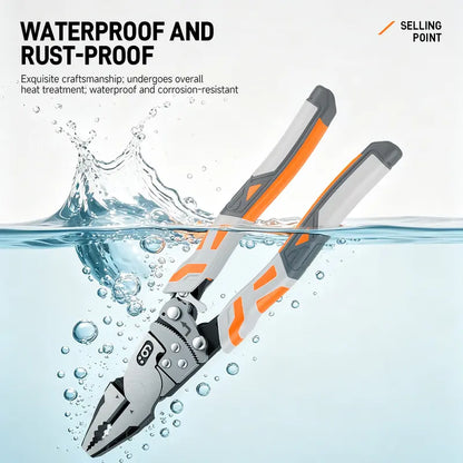 Self-Locking Ratchet Pliers, Heavy Duty Wire Cutting