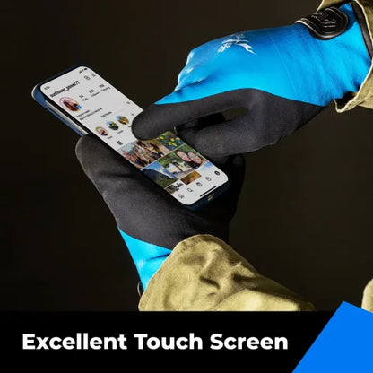 Heavy Duty Winter Glove, Latex Fully Soaked, 100% Waterproof Gloves